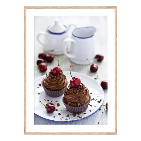 Постер в рамке "Chocolate cupcake"