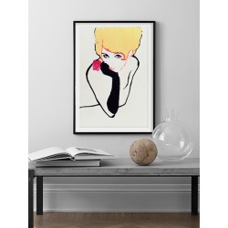 Постер в рамці "Dior and Roses"