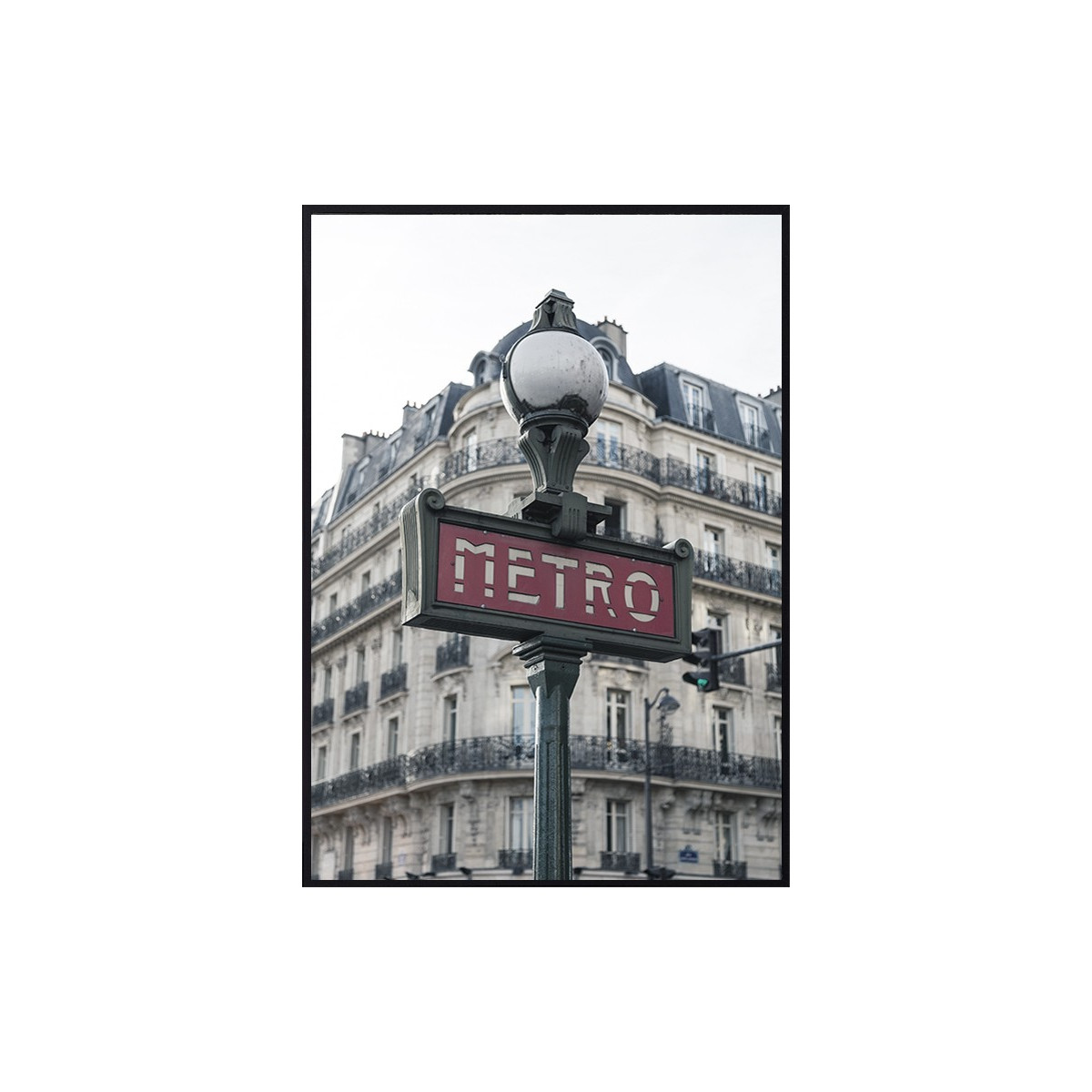 Постер в рамке "Metro in Paris"