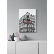 Постер в рамке "Metro in Paris"