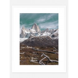 Постер в рамці "The mountains"