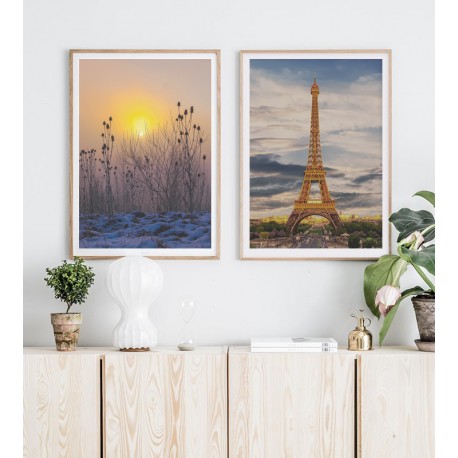 Постер в рамке "Eiffel Tower"
