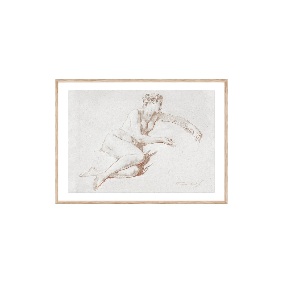 Постер в рамке "Nude Art"