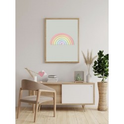 Постер в рамці "Rainbow neon"