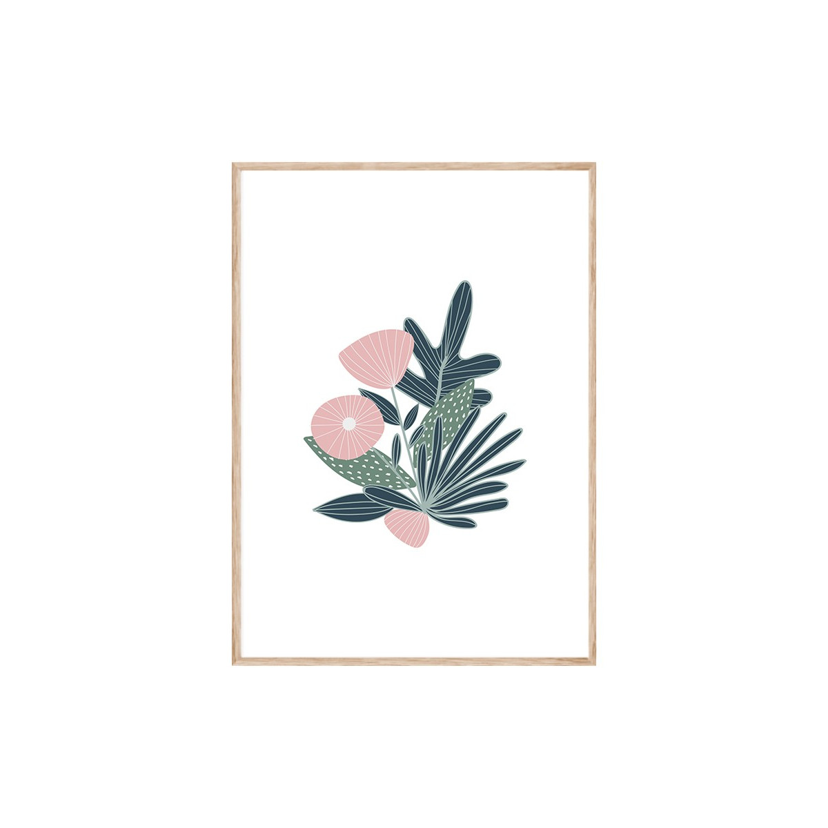 Постер в рамке "Flower Art"