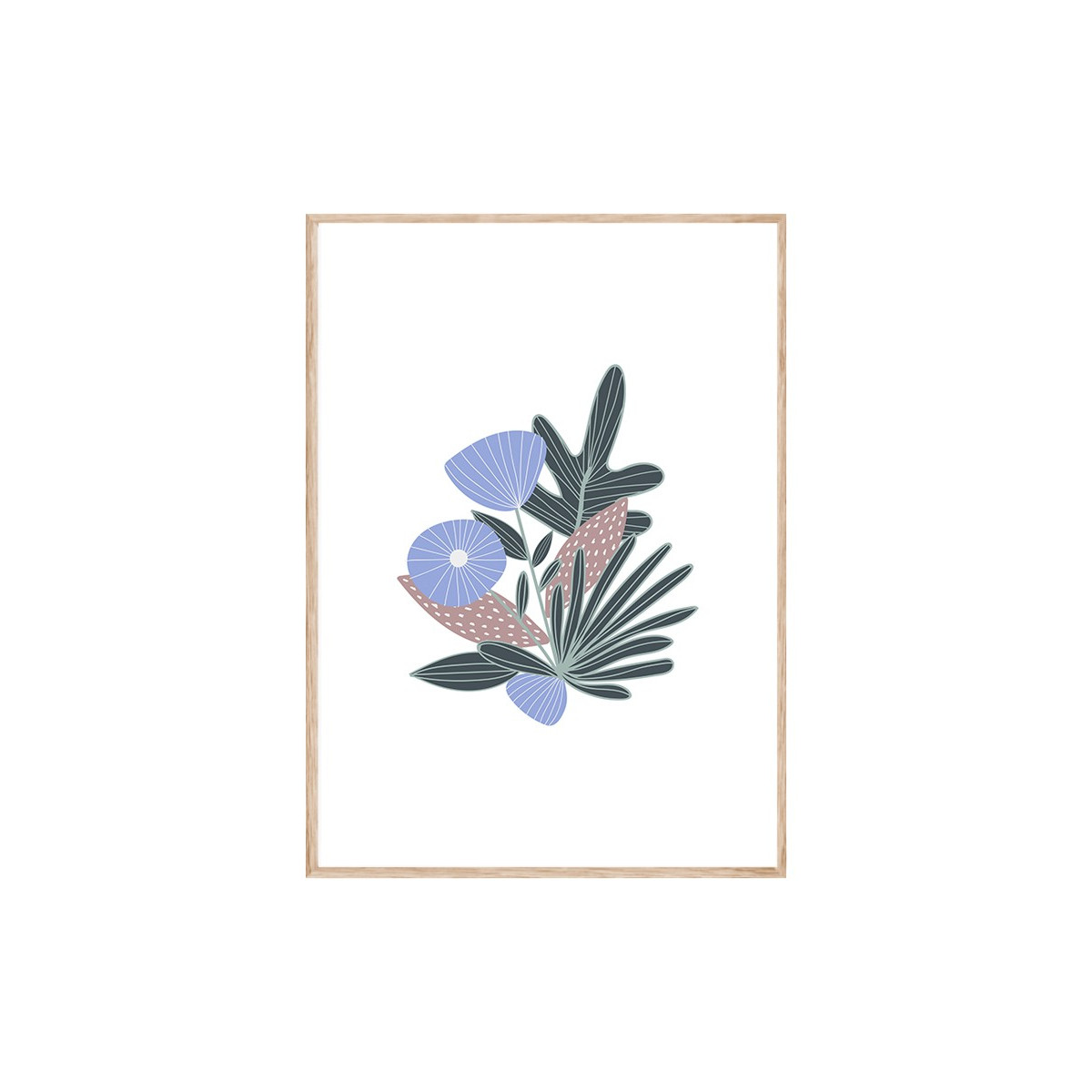 Постер в рамке "Flower Art"