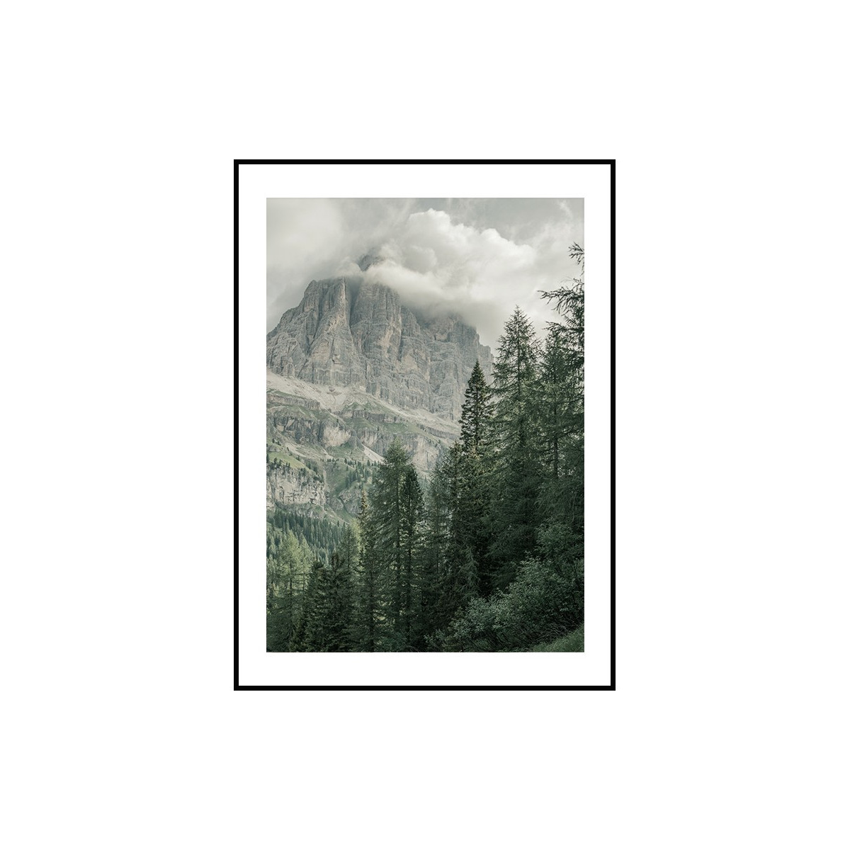 Постер в рамке "The mountains"