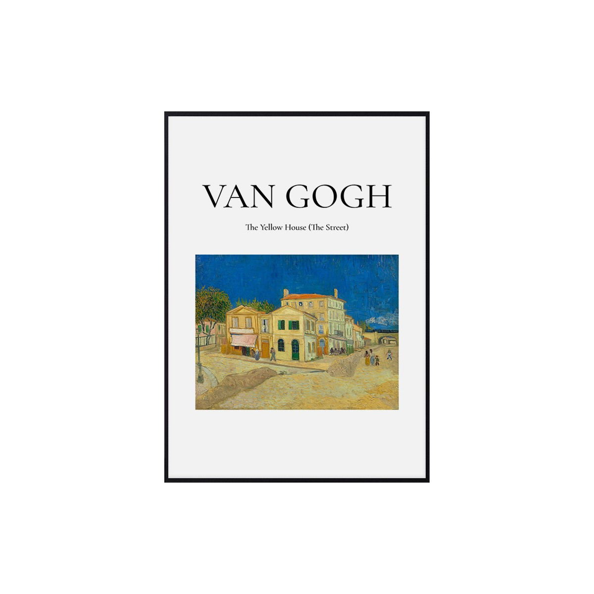 Постер в рамке "Gezicht op Parijs. Vincent van Gogh"