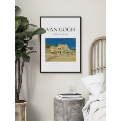 Постер в рамці "Gezicht op Parijs. Vincent van Gogh"