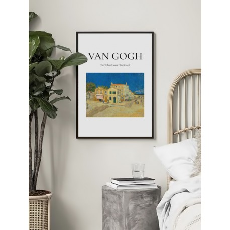 Постер в рамке "Gezicht op Parijs. Vincent van Gogh"