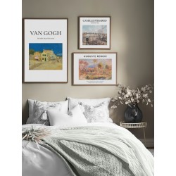 Постер в рамці "Gezicht op Parijs. Vincent van Gogh"