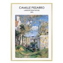 Постер в рамке "Peasant woman with a cart, 1874. Camille Pissarro"