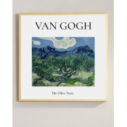 Постер в рамке "Vincent van Gogh. The Olive Trees. Saint Rémy. 1889"
