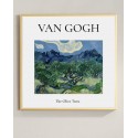 Постер в рамке "Vincent van Gogh. The Olive Trees. Saint Rémy. 1889"