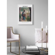 Постер в рамке "Madame Monet Embroidering. Monet"