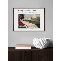 Постер в рамці "Sleeping Venus. Giorgione"