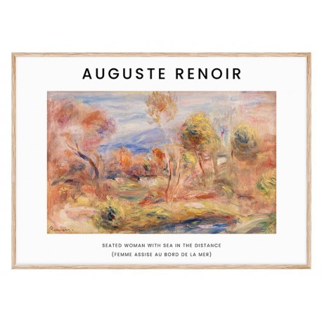 Постер в рамке "Pierre-Auguste Renoir. Glade. c. 1909"