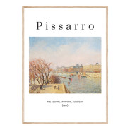 Постер в рамке "Louvre, morning. Pissarro"