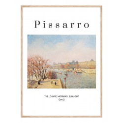 Постер в рамке "Louvre, morning. Pissarro"
