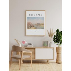 Постер в рамке "Louvre, morning. Pissarro"