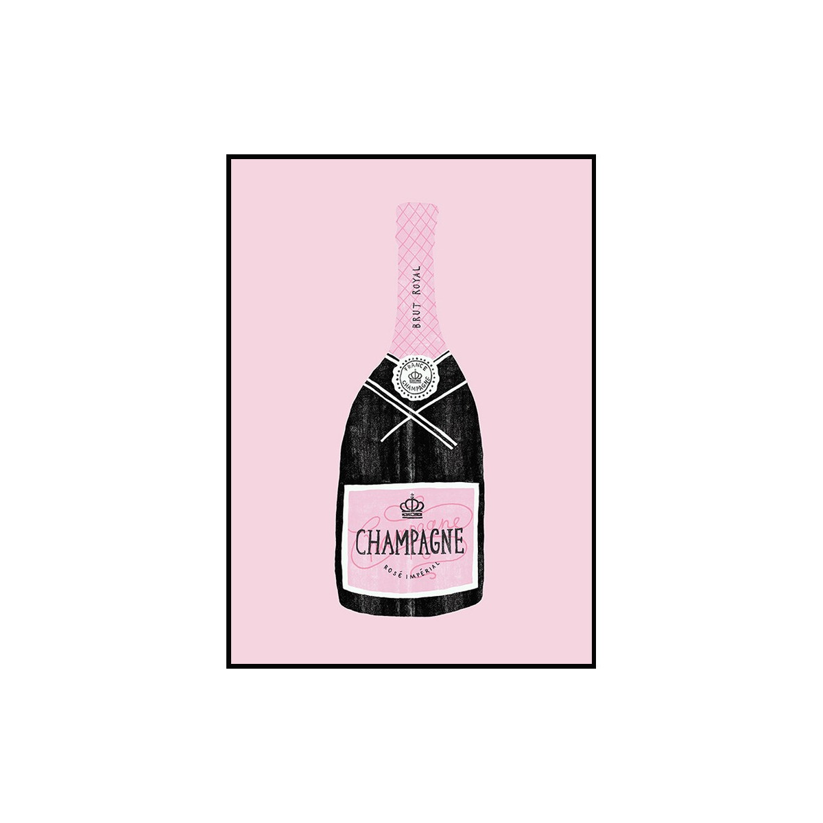 Постер в рамці "Champagne"