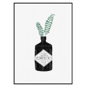 Постер в рамке "Gin"