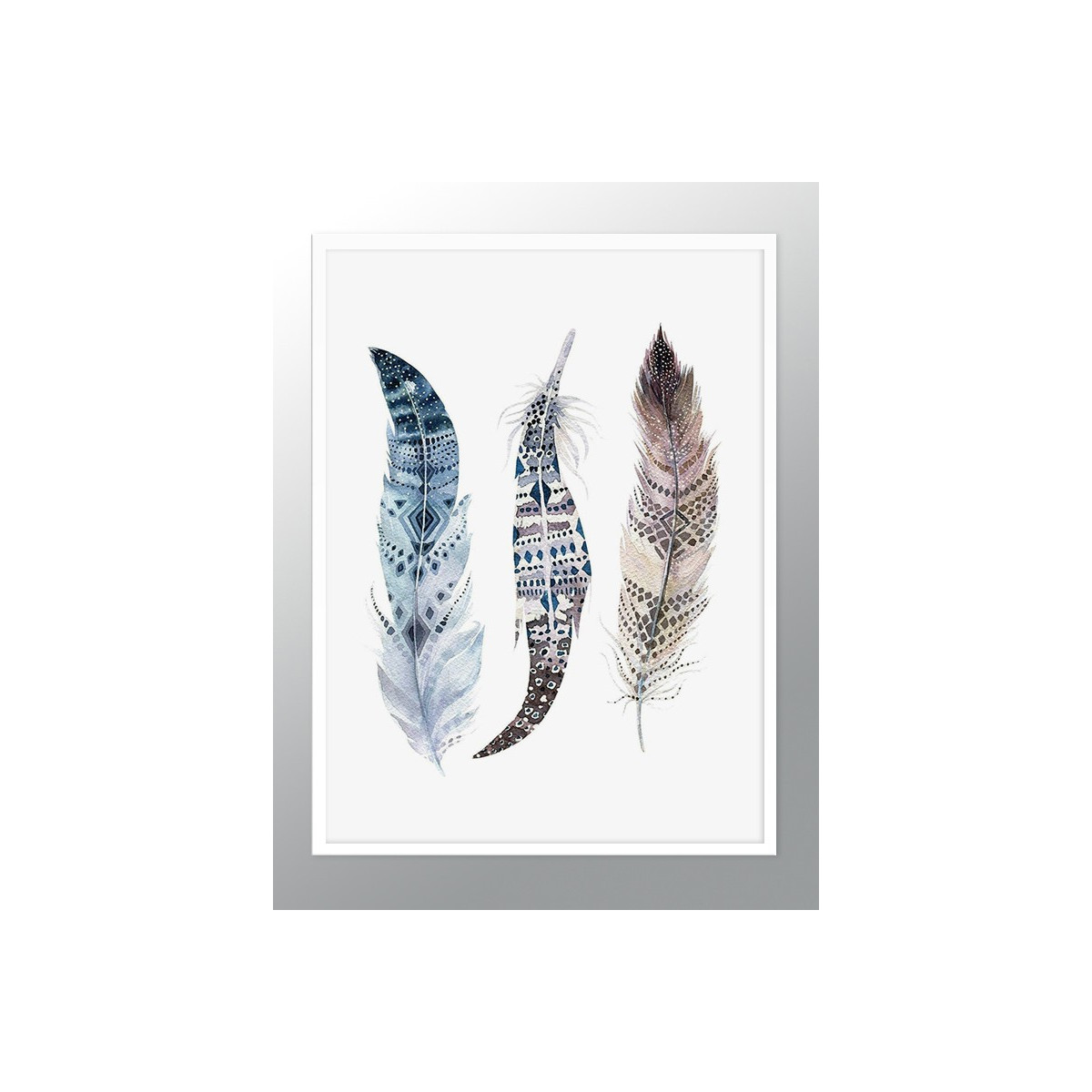 Постер в рамці "Feathers"