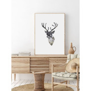 Постер в рамке "Deer"