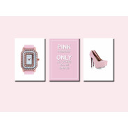 Комплект постеров "Pink"