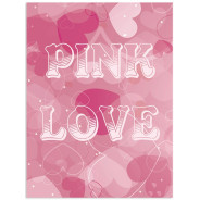 Комплект постерів "Pink love"