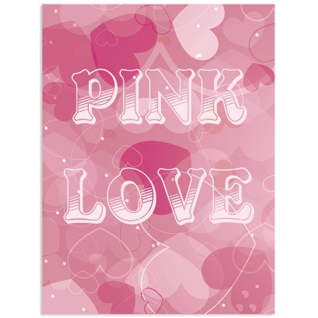 Комплект постерів "Pink love"