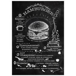 Комплект постерів "Hamburger"