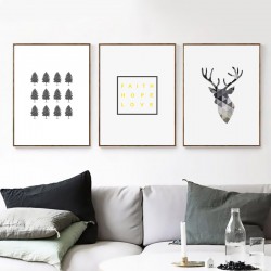 Комплект постеров в рамкках "Scandi"