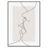Постер в рамке "Kiss"