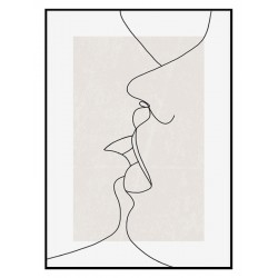 Комплект постерів в рамках "Kiss"