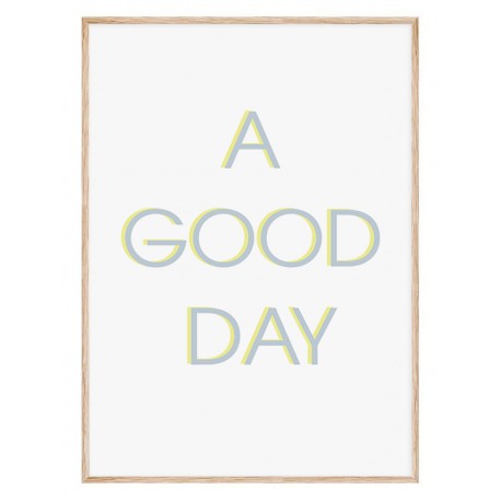 Комплект постеров в рамках "A good day"
