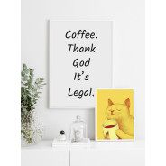 Комплект постеров в рамках "Coffee"