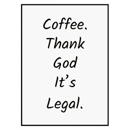 Комплект постеров в рамках "Coffee"