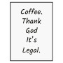 Комплект постеров в рамках "Coffee"