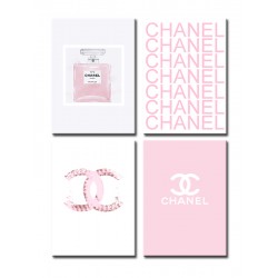 Комплект постерів "I love Chanel"