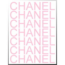 Комплект постерів "I love Chanel"