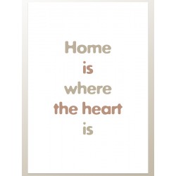 Комплект постерів "Дім там, де твоє серце"