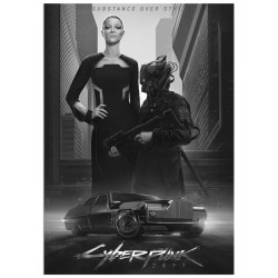 Комплект постеров "Cyberpunk"