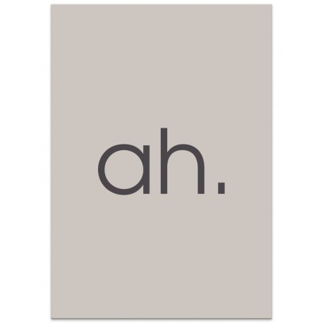 Комплект постерів "Ah."
