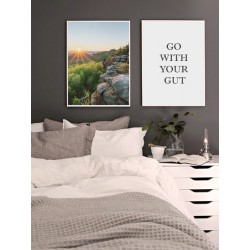 Комплект постеров в рамках "Go with your gut"