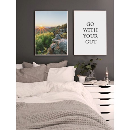 Комплект постерів в рамках "Go with your gut"