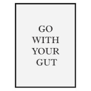 Комплект постеров в рамках "Go with your gut"