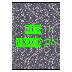 Постер в рамке "Rus ні Peace да"