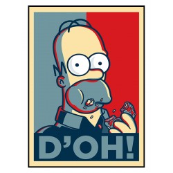 Постер в рамці "D'oh!"