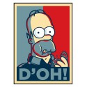 Постер в рамке "D'oh!"